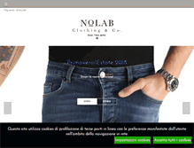 Tablet Screenshot of nolabclothing.com